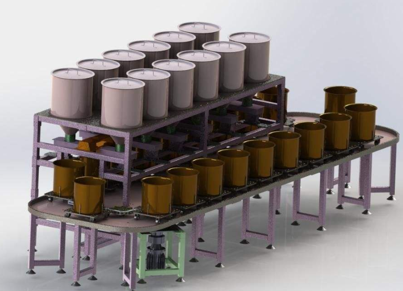 油漆自動配料系統(tǒng)